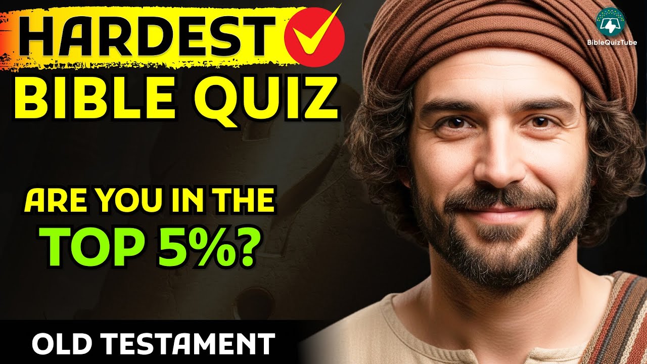 HARDEST Old Testament Bible Quiz To Test Your Knowledge (Can You Join the 5%?) | Bible Quiz Tube