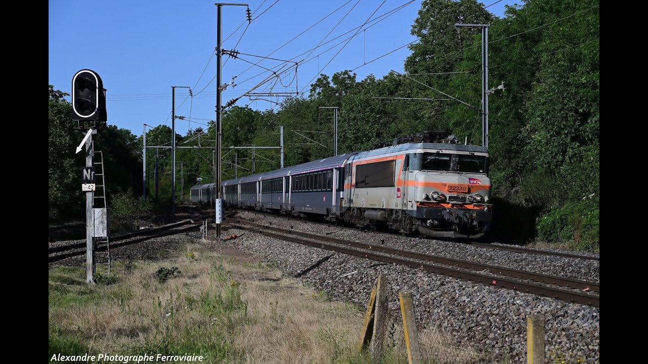 🇫🇷🚂Trains variés sur l'axe Clermont-Ferrand-Paris-Lyon Perrache juillet 2020 (1/2)