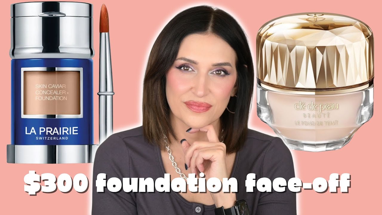 BATTLE OF THE BIG-BUDGET BASES CLE DE PEAU VS LA PRAIRIE CAVIAR FOUNDATION $300 Foundation Face-off