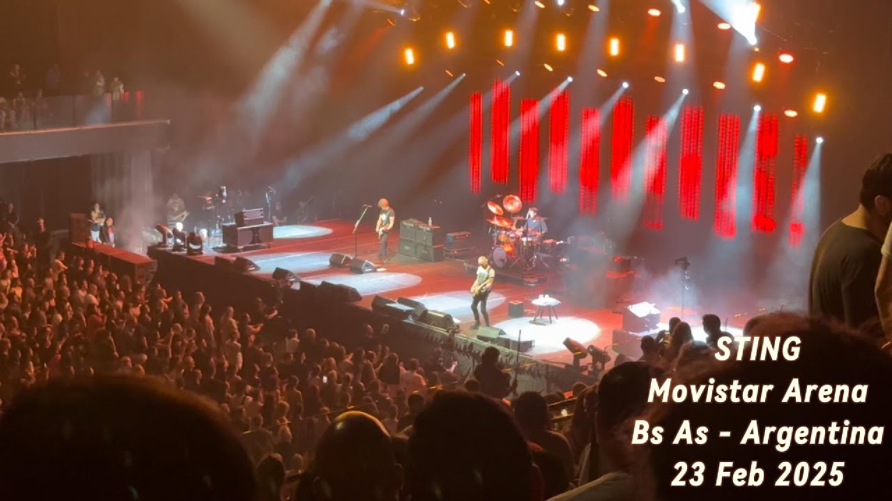 Sting - Live at  Movistar Arena, Buenos Aires, Argentina - 23 Feb 2025