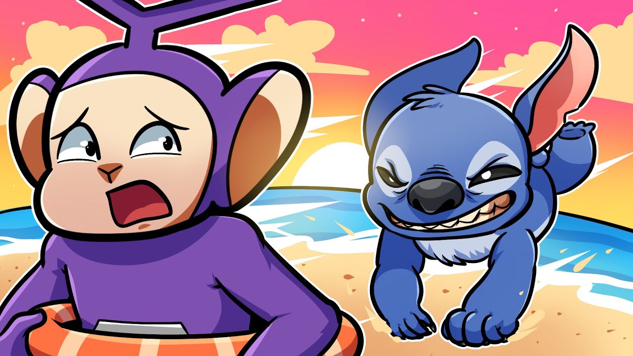 ESCAPE FROM LILO AND STITCH! | Tinky Winky Plays: Roblox The Stitch Obby