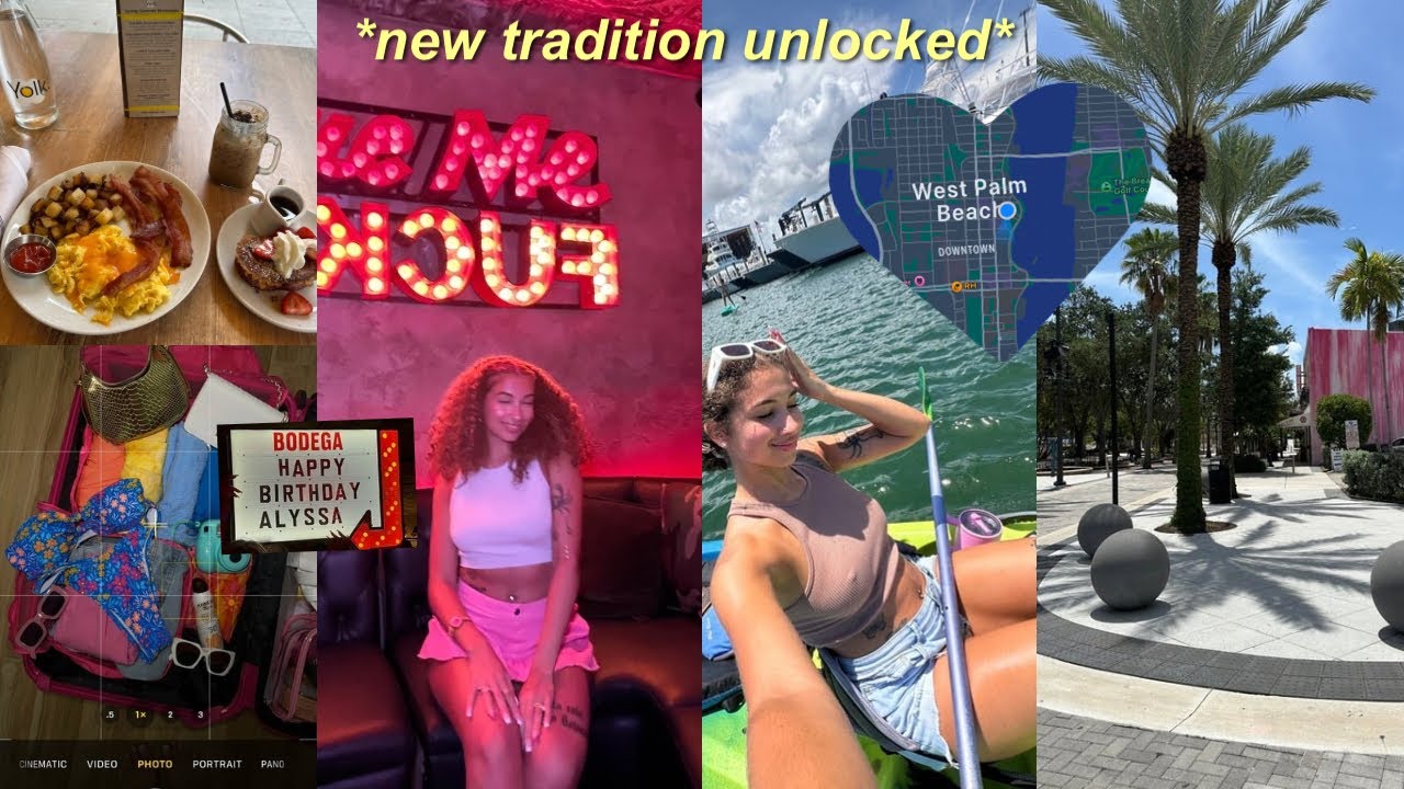 Провожу свой 21-й день рождения *в одиночестве* в Вест-Палм-Бич 🏖️ | Видеоблог о путешествии в од...