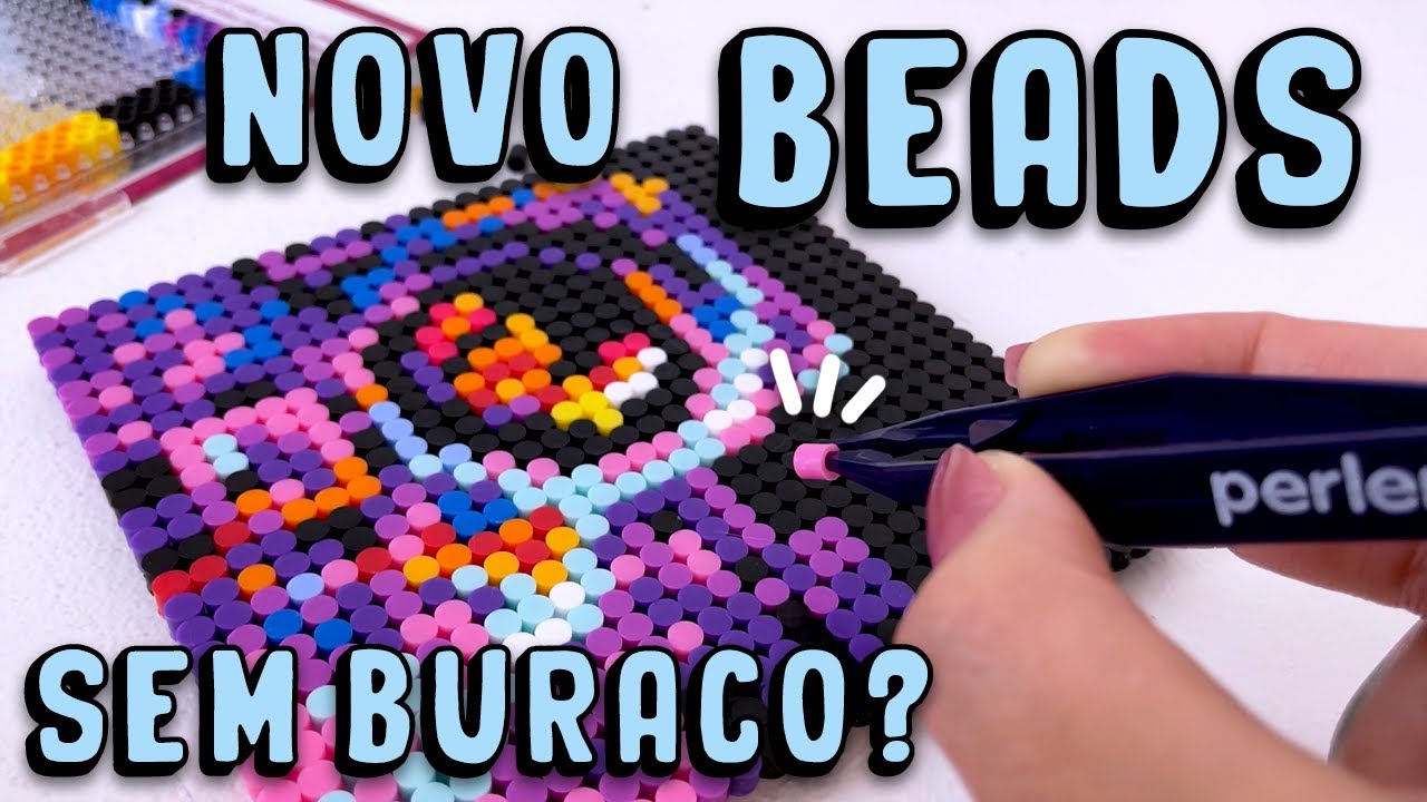 É POSSÍVEL FAZER UMA PIXEL ART COM ESSES NOVOS BEADS SEM BURACO?