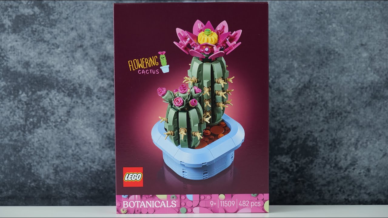 LEGO Botanicals 11509 Flowering Cactus - LEGO Speed Build Review