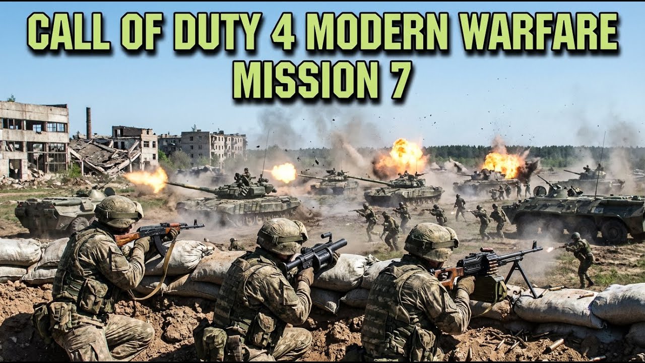 Call of Duty 4: Modern Warfare – Mission 7 Walkthrough | War Pig Gameplay