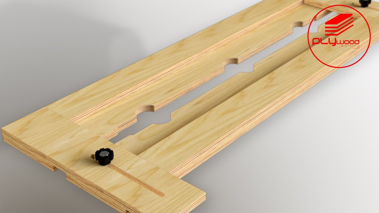 Great Idea!! Trimmer jig for easy make dado slot and groove