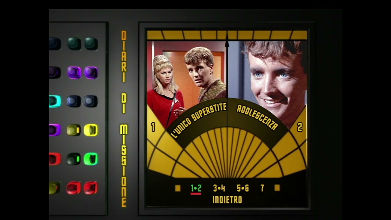 Star Trek - La serie classica Stagione 01 (1966/67) - Menu e submenu del  DVD 1 - ITA - 2004