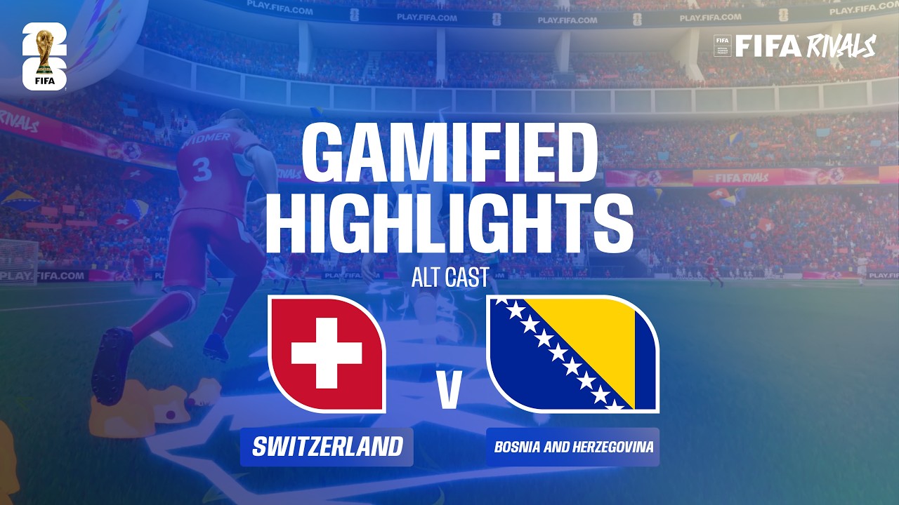 Alt Cast Highlights: Switzerland v Bosnia and Herzegovina | FIFA World Cup 2026&trade;