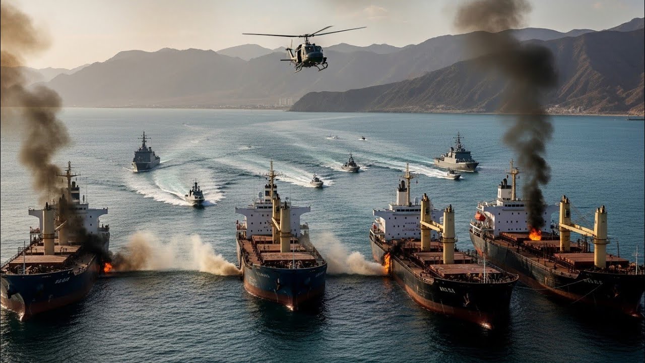 Breaking: Iran Attacks Three Cargo Ships in Strait of Hormuz