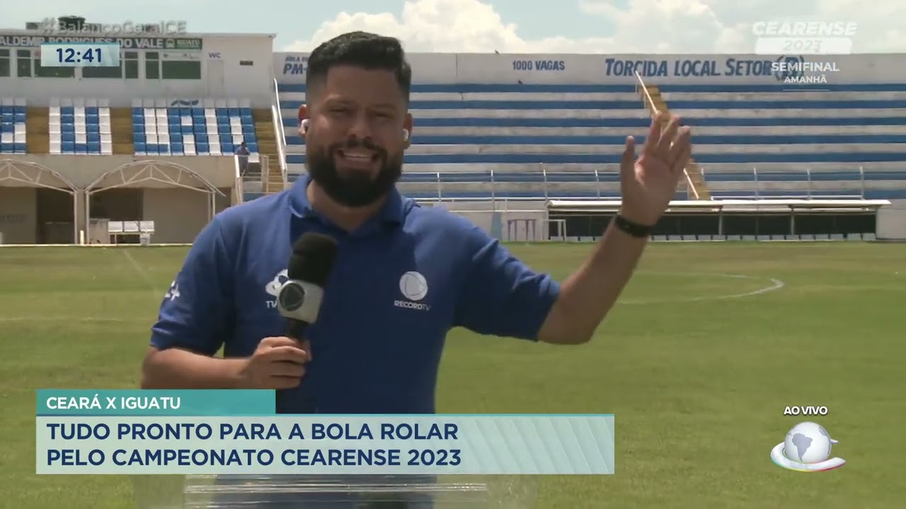 Ceará x Iguatu: tudo pronto para a bola rolar pelo Campeonato Cearense 2023