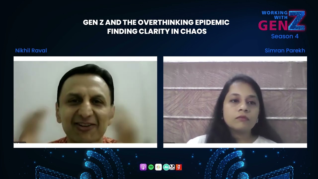 Gen Z and  Overthinking🤔  #genz #overthinking #podcast #youtube