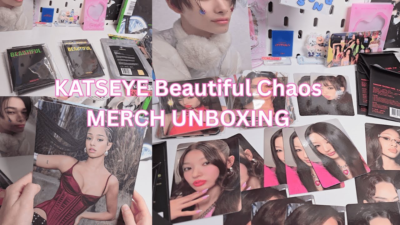 [EYEKON VLOG] 𐙚˚ KATSEYE [ 캣츠아이 ] Beautiful Chaos MERCH Unboxing !