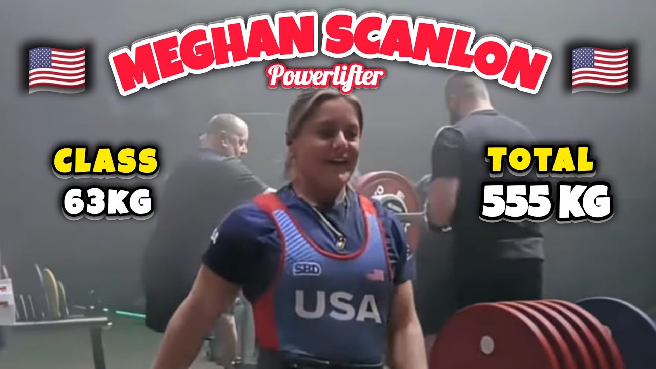 MEGHAN SCANLON - SBD Total = 555 KG - Class 63 KG 🇺🇸