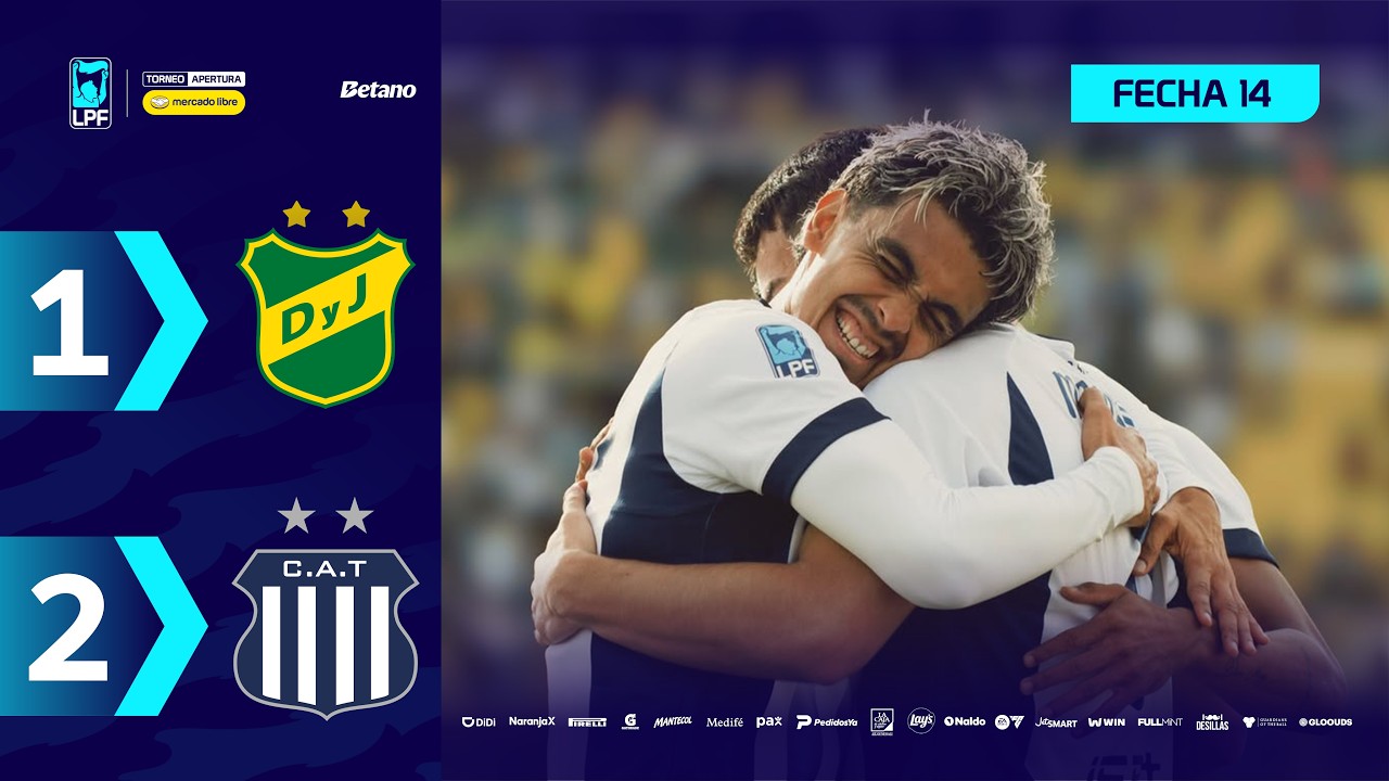 DEFENSA Y JUSTICIA 1 - 2 TALLERES | Resumen del partido | #TorneoMercadoLibre 2026 🏆