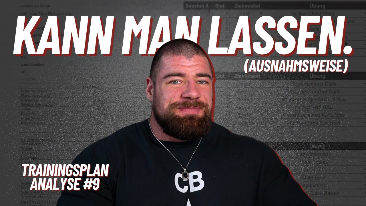 So sehen GUTE PLÄNE aus | Trainingsplananalyse #9