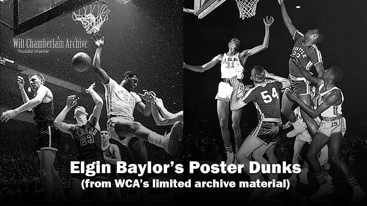 WCA's Elgin Baylor POSTER Dunks