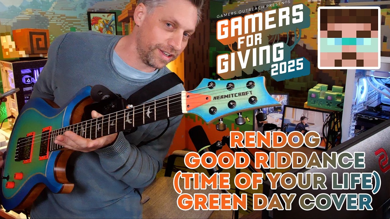 @rendog Good Riddance - Guitar Cover | Hermitcraft Charity Stream 2025 [Gamers Outreach] #GFG2025