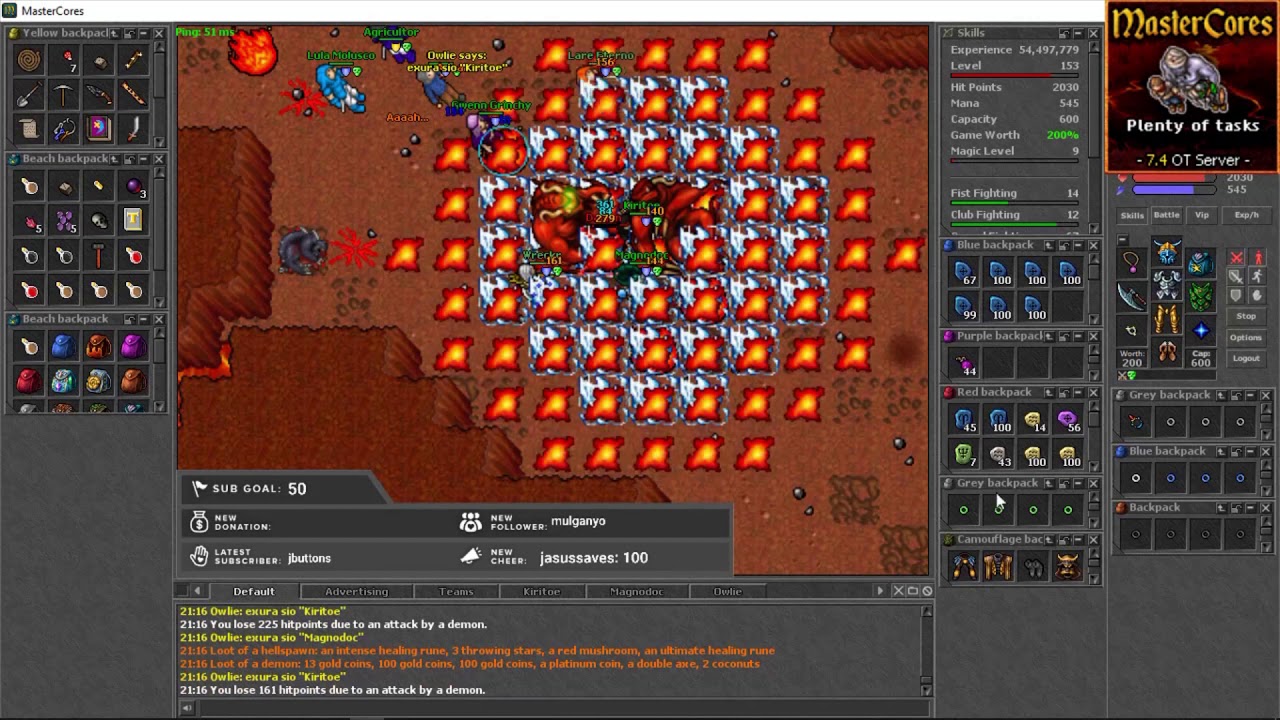 Mastercores.com 7.4 Custom OT Server