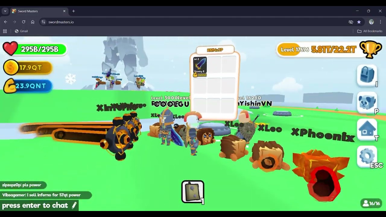 sword masters# enhancing 60 infernos