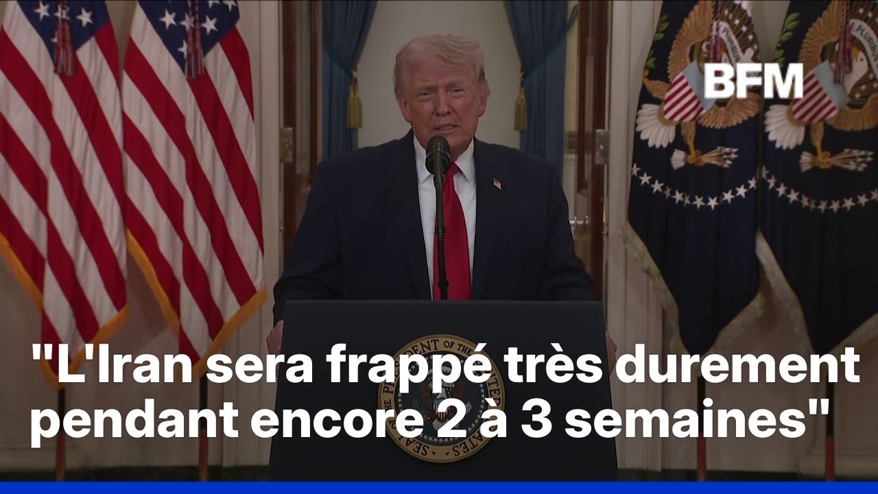Guerre au Moyen-Orient: l'allocution de Donald Trump &agrave; la nation am&eacute;ricaine en int&eacute;gralit&eacute;