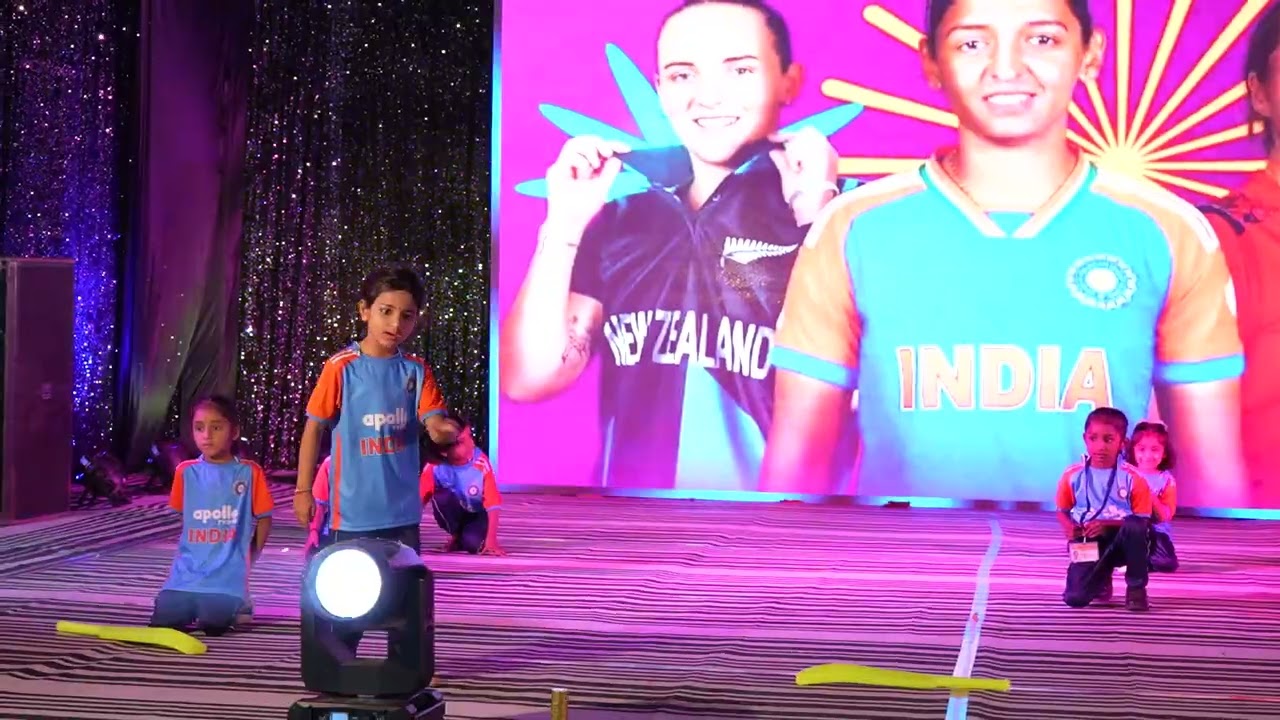 Cricket Theme#indian WOMAN CRICKET BHARTIYAM  ,RITUAL KIDS
