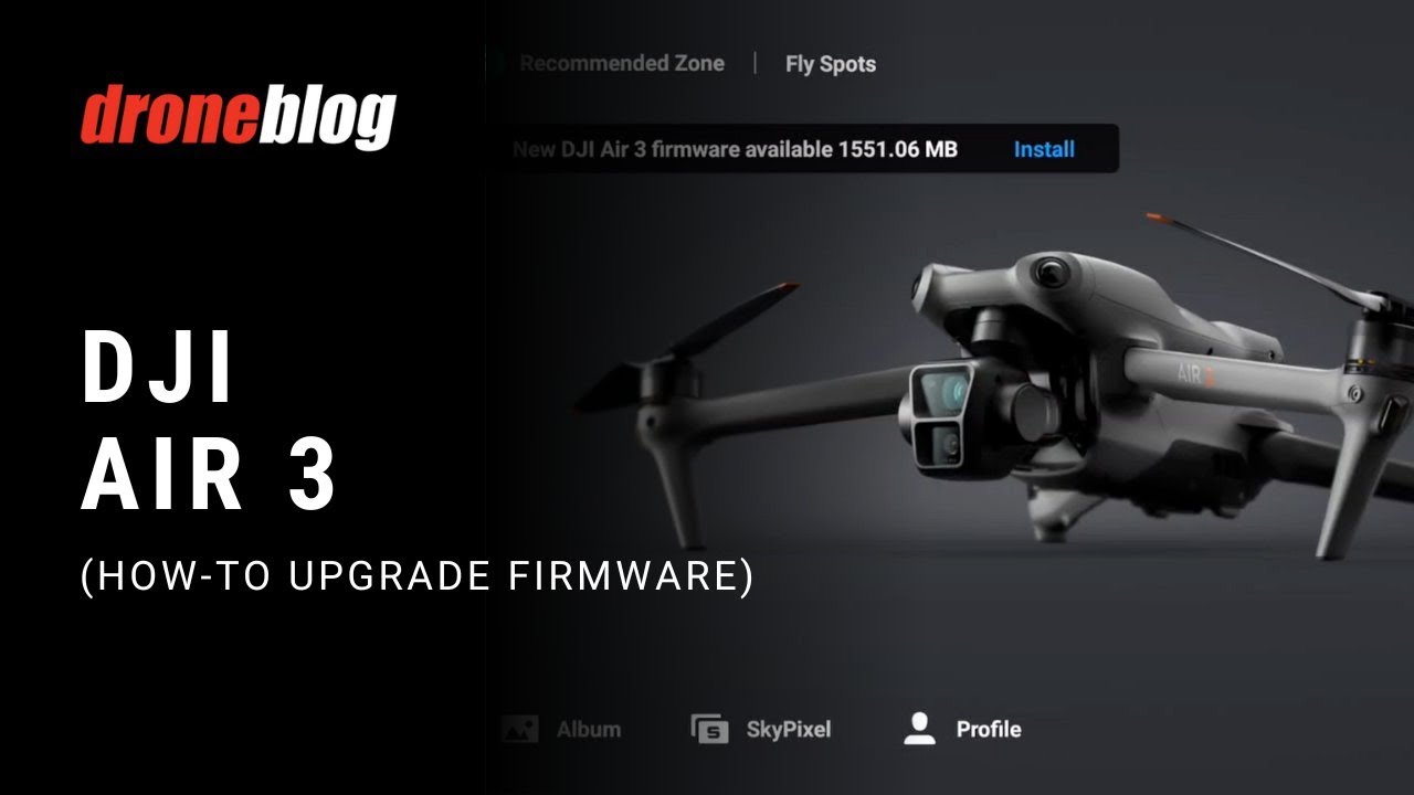 DJI Air 3/3S: How-to Update Firmware