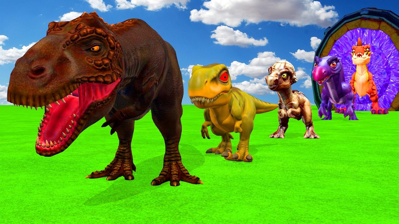 Sweet Long Slide Game With Cow Elephant Gorilla Hippo Tiger Funny 3d Animal Game