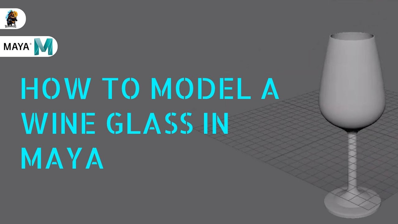 How to model a wine glass in Maya using Revolve quickly