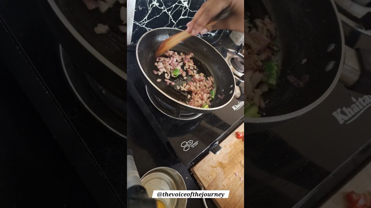 Within 10mins egg fried rice aaa😱😱 @thevoiceofthejourney 