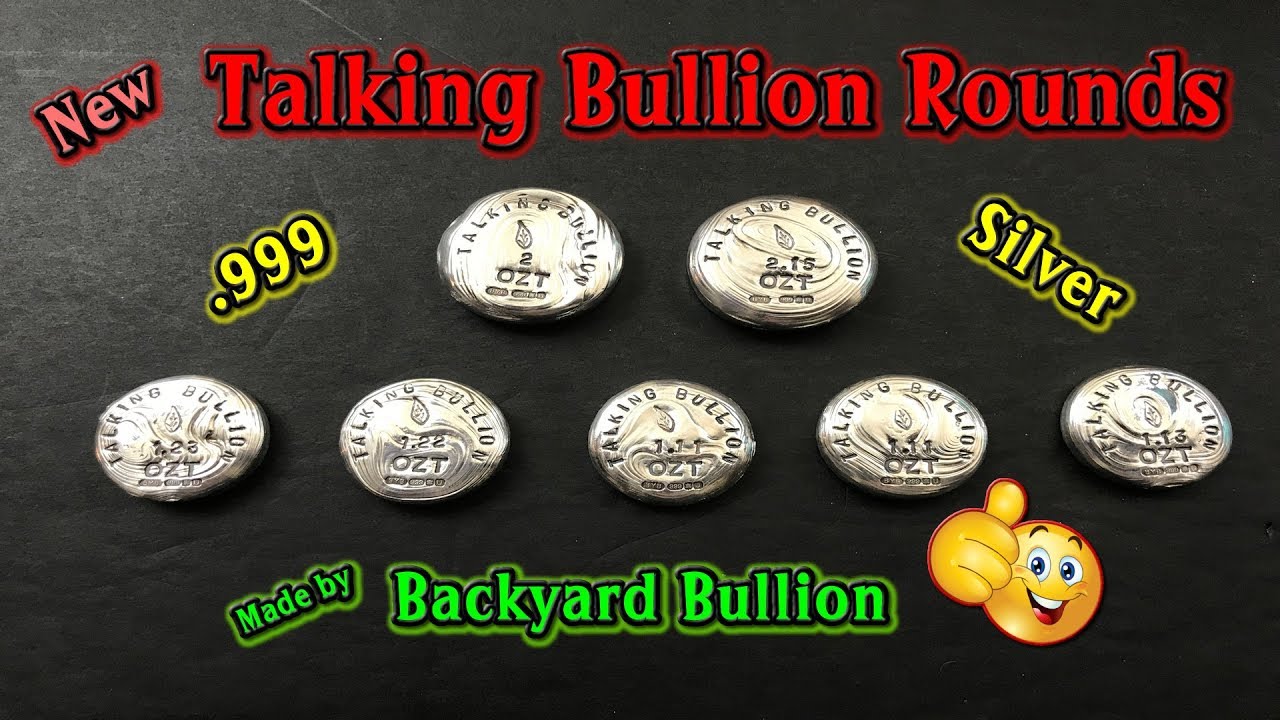 New Talking Bullion Rounds | .999 Pure Silver 🤓