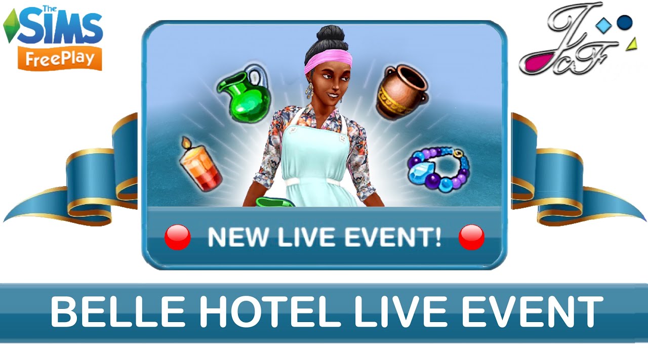 Sims FreePlay 🏨🛎 | LIVE EVENT 🔴| BELLE HOTEL | (Early Access) 🔑