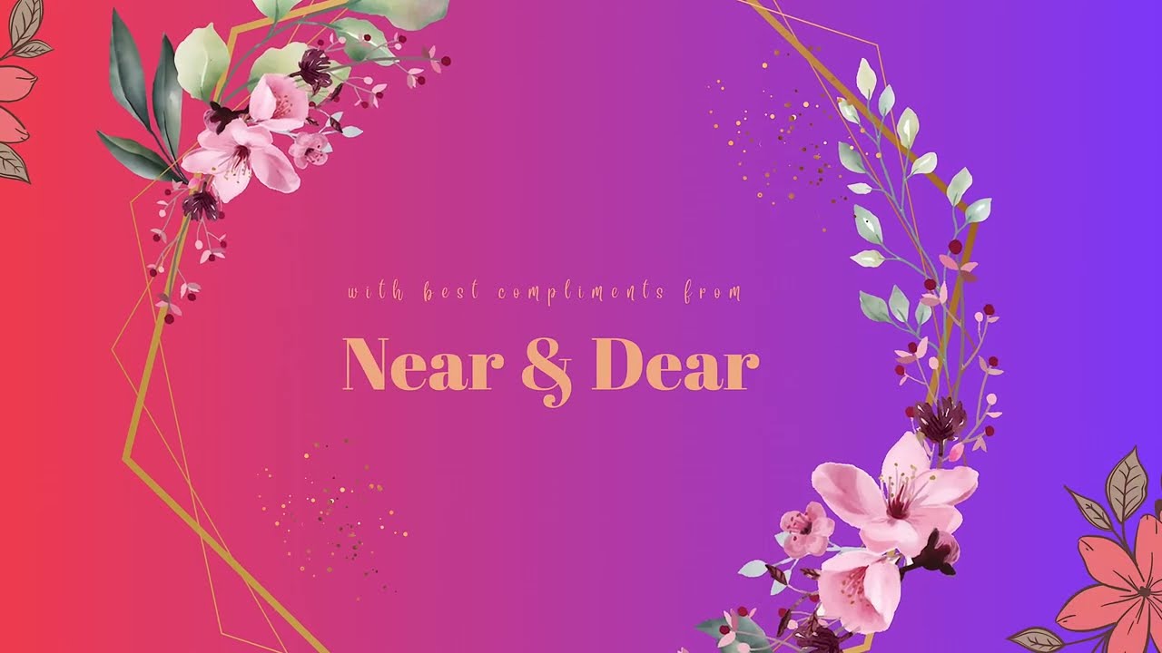 Wedding Invitation video Templates Without Text Background Theweddingcard