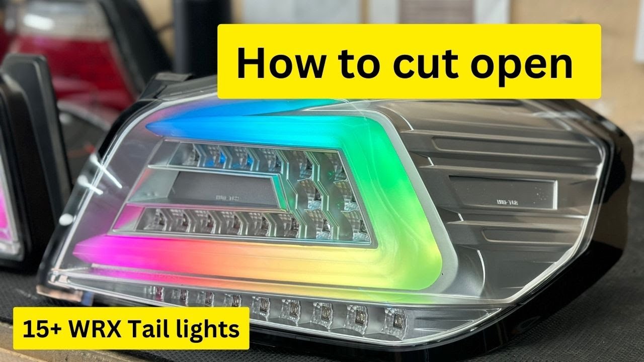 how to open 2015+ SUBARU WRX tail lights - aftermarket