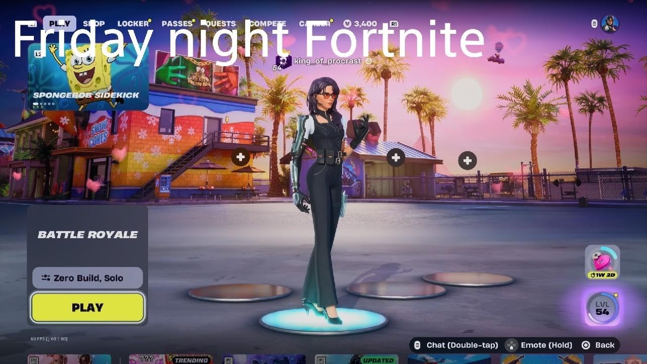 Friday night Fortnite 4K solo win