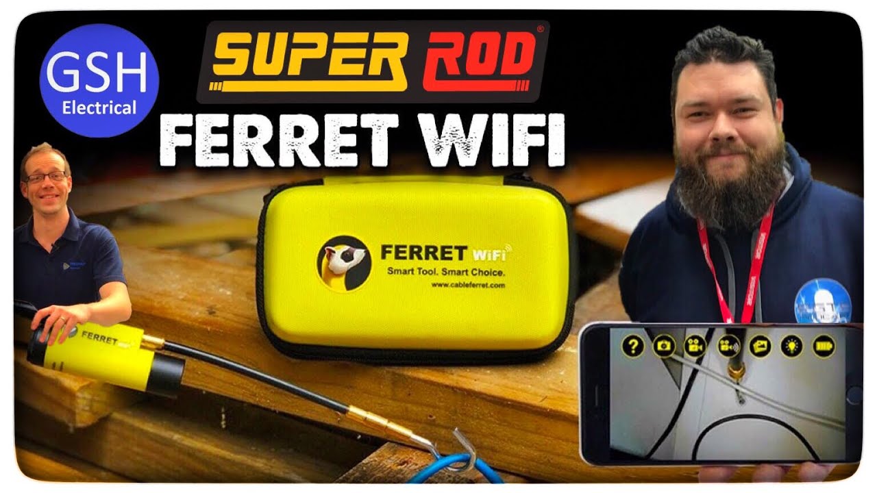 How to Set up and Find Cables Under Floors with the Ferret WiFi Camera from Super Rod.
