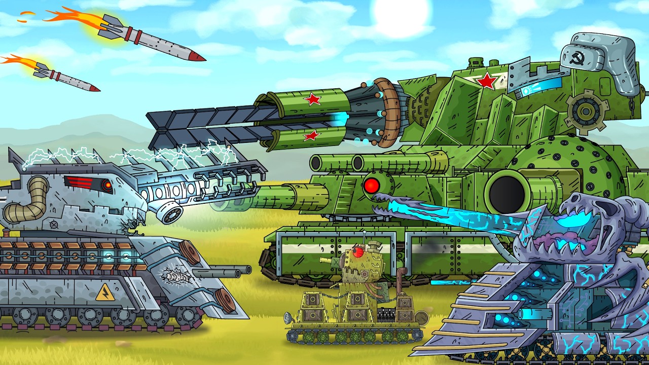 STRENGTH IN STEEL - Cartoons about tanks