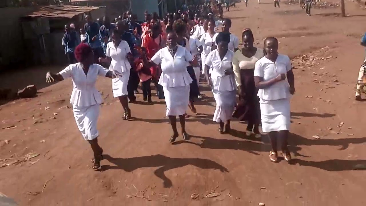 TRIUMPH ENTRY OF GTC ANGAZA CHOIR TO LAUNCHING GROUND.