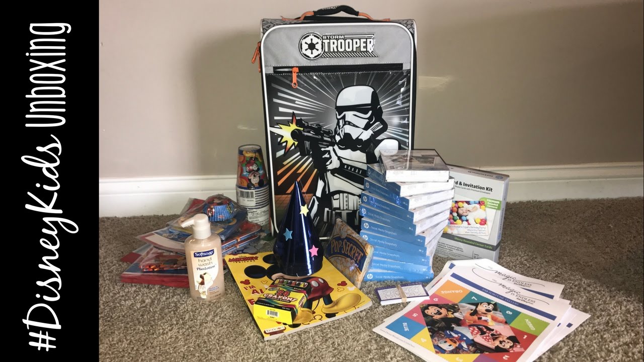 Unboxing our 2017 #DisneyKids preschool playdate package!