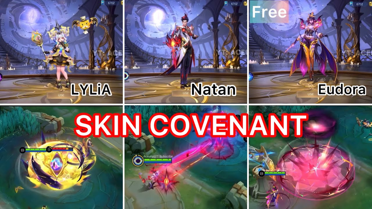 ‼️មកមើល Skin Covenant ចេញមក 3 ស្គីនត្រៀមៗ 🔥😮|| MLbb ||