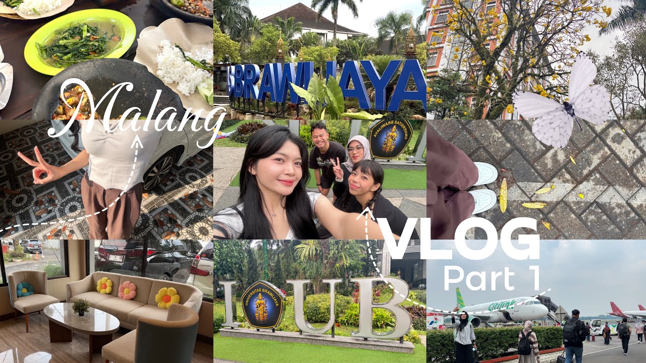 ✈️ malang vlog part 1: back to brawijaya uni, fav foods🥗 & besties reunion🫂 || weekend vlog🫧❣️
