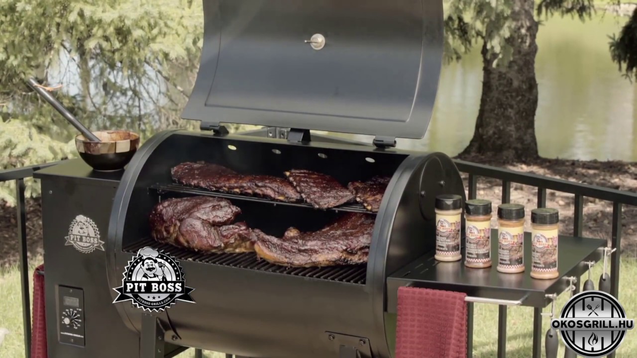 Pit Boss 700FB pellet grills&uuml;tő bemutat&oacute; | okosgrill.hu