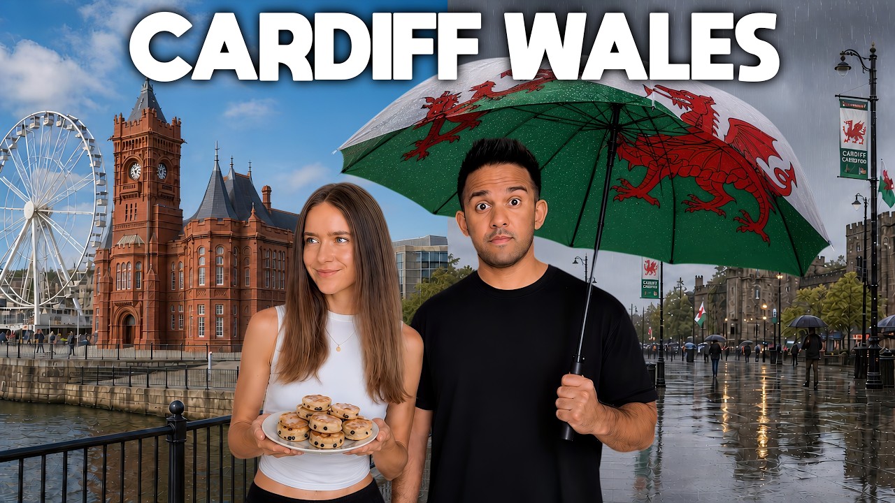 FIRST TIME in Cardiff Wales 🏴󠁧󠁢󠁷󠁬󠁳󠁿 NOT What We Expected...