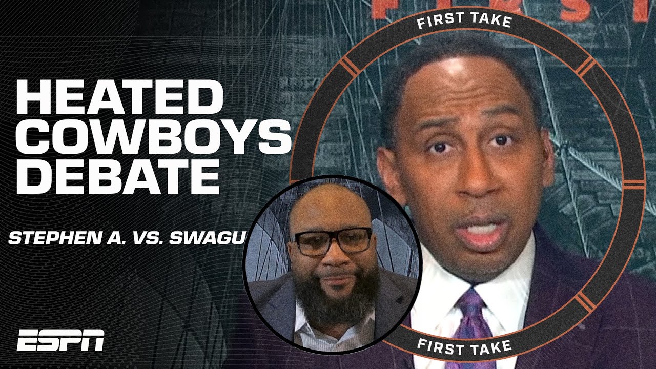 Stephen A. vs. Swagu in a HEATED Cowboys debate on First Take 🔥