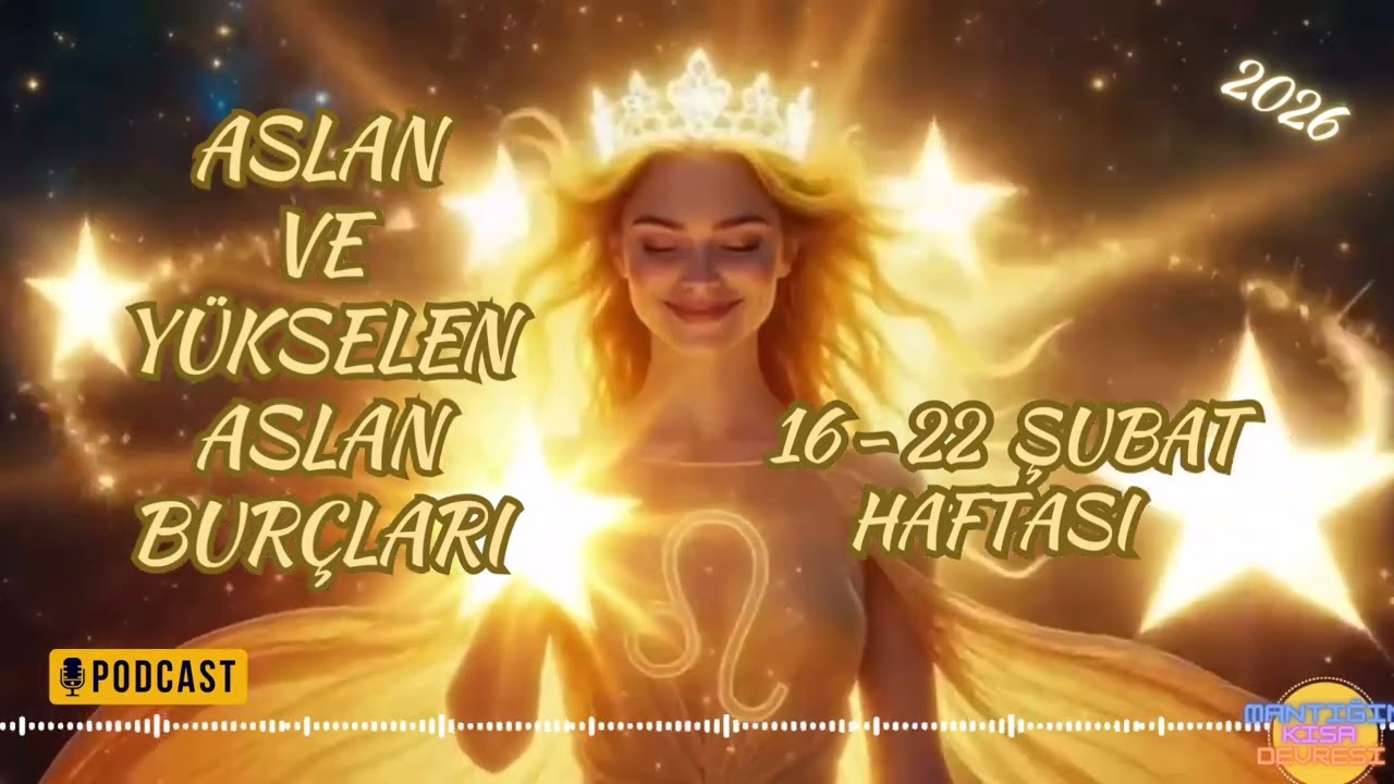 ♌ Aslan ve Yükselen Aslan Burçları | 16–22 Şubat: İlişkilerde Netlik, Hayatta Yeni Kimlik