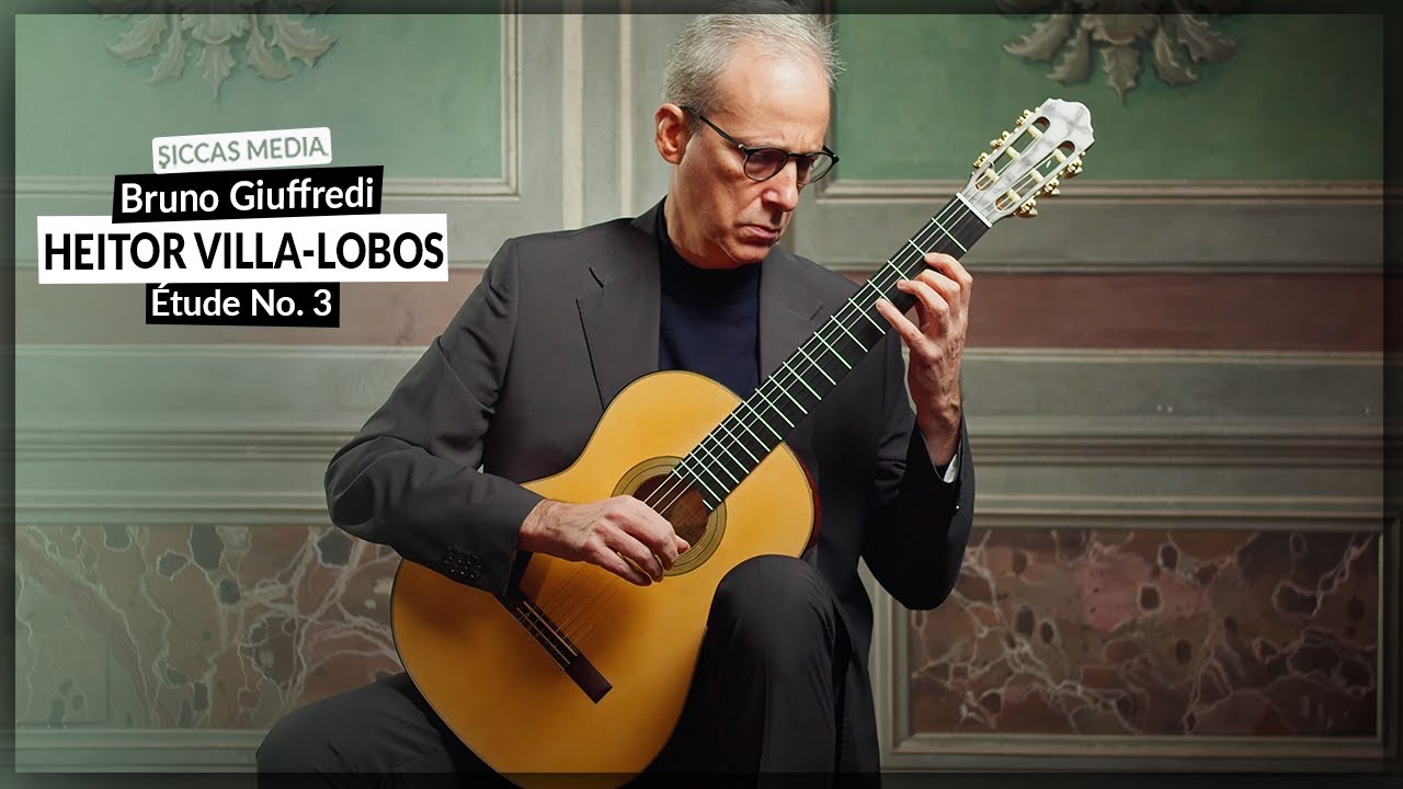 Bruno Giuffredi plays Étude No. 3 by Heitor Villa-Lobos | Siccas Media