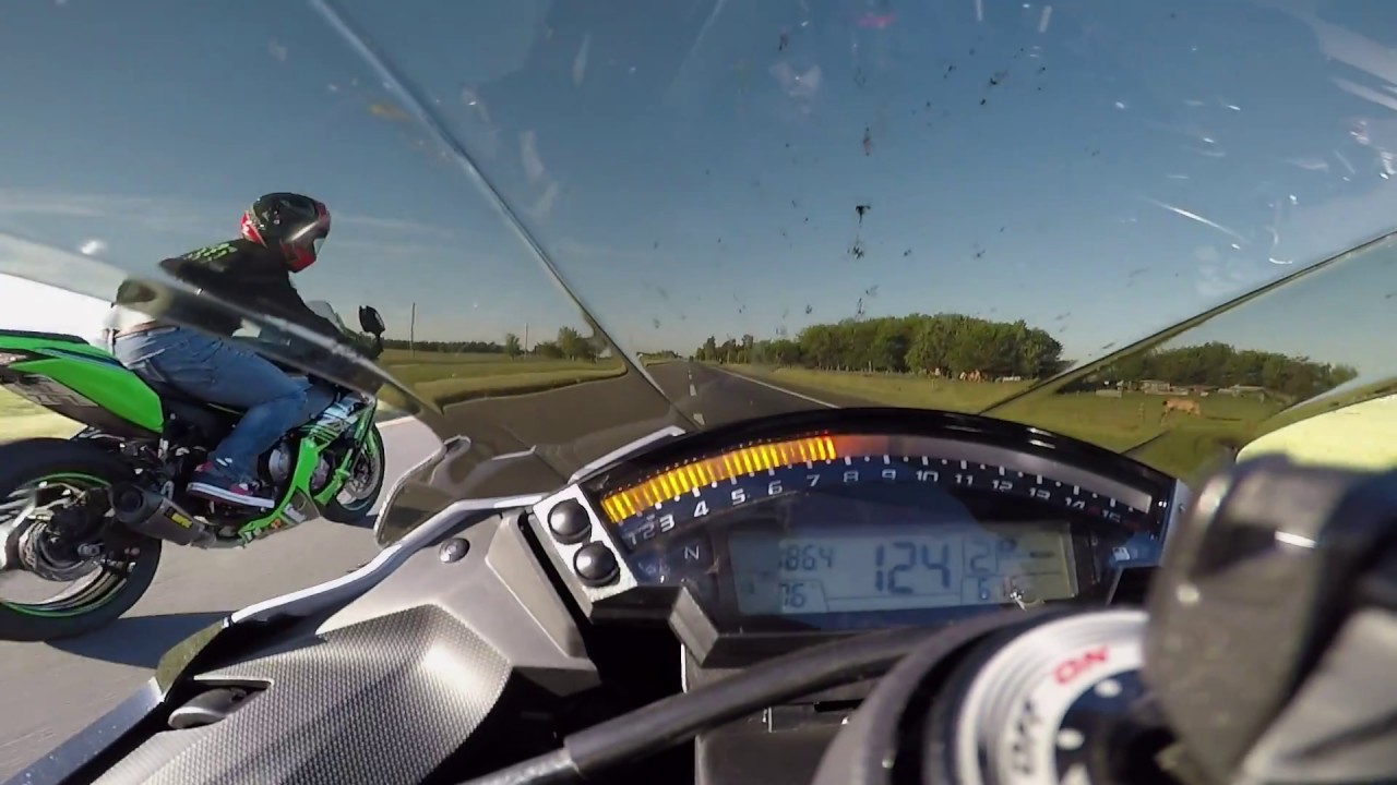 Kawasaki zx10r 2017 vs 2017 vs 2013 vs Bmw s1000 rr 2016