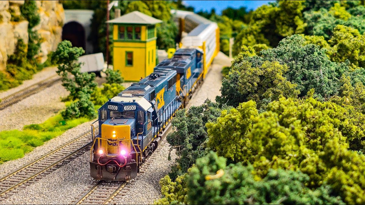Chasing CSX Q237 from Stevenson to Chattanooga (Ho Scale)
