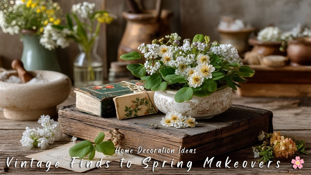 Vintage Finds to Spring Makeovers 🌸 | Thrift Flip Farmhouse Home Decor on a Budget