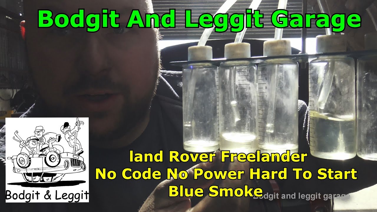 land Rover Freelander No Code No Power Hard To Start Blue Smoke Bodgit And Leggit garage