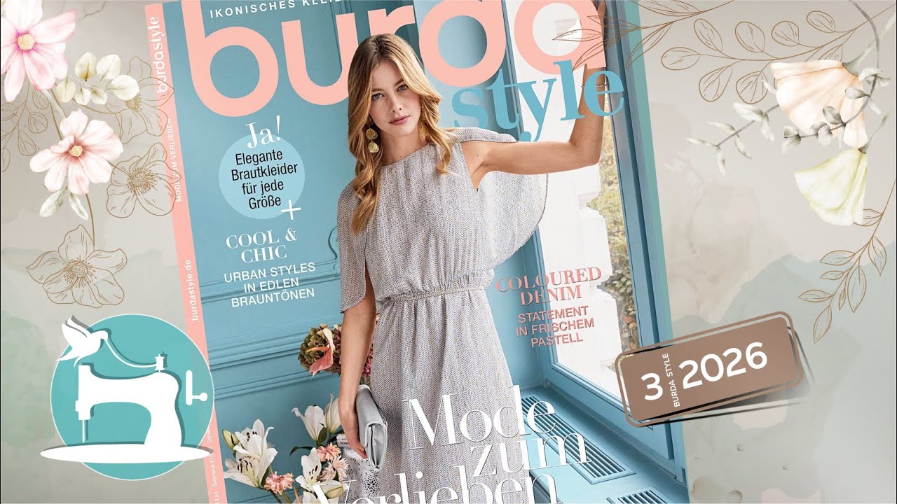 Outfits for Celebrations Burda Style 3/2026 Наряды для Торжеств и Свадеб! ❤️💍🎉